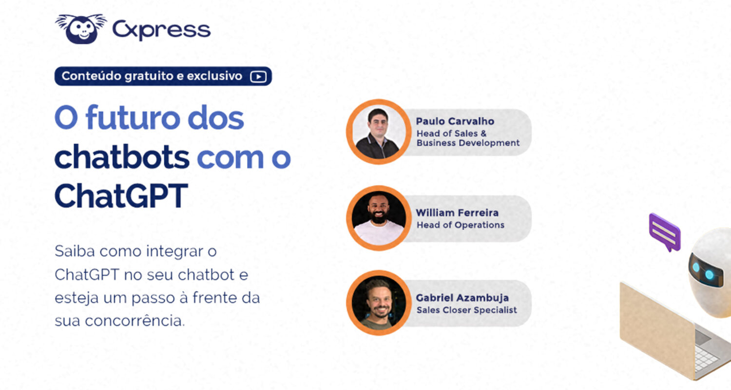 Webinar - O futuro dos Chatbots com o ChatGPT